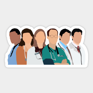 ER cast Sticker